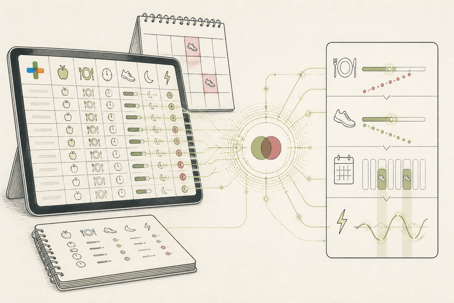Cover illustration for Calibrating Client Energy Patterns with Context