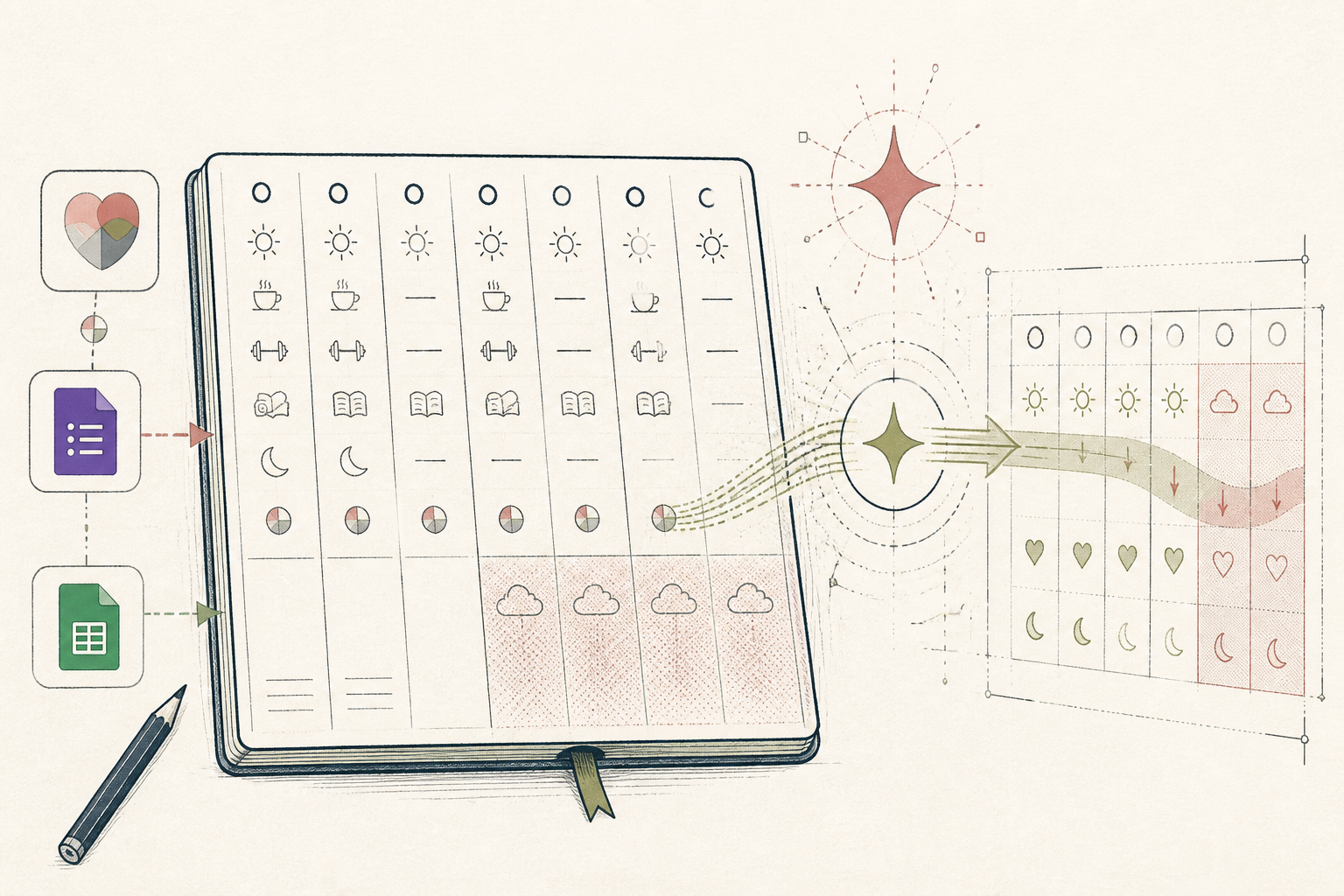 Cover illustration for Daily Cycle Syncing for a More Predictable Week