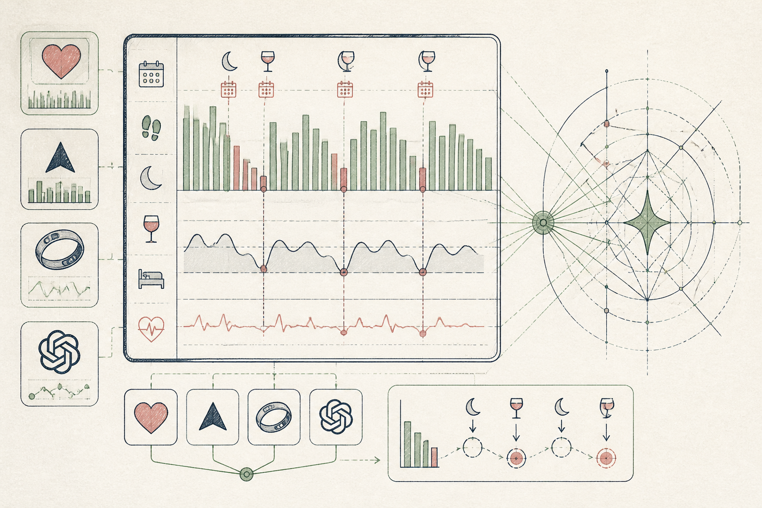 Cover illustration for From Haphazard Habit Tracking to Clarity on Movement