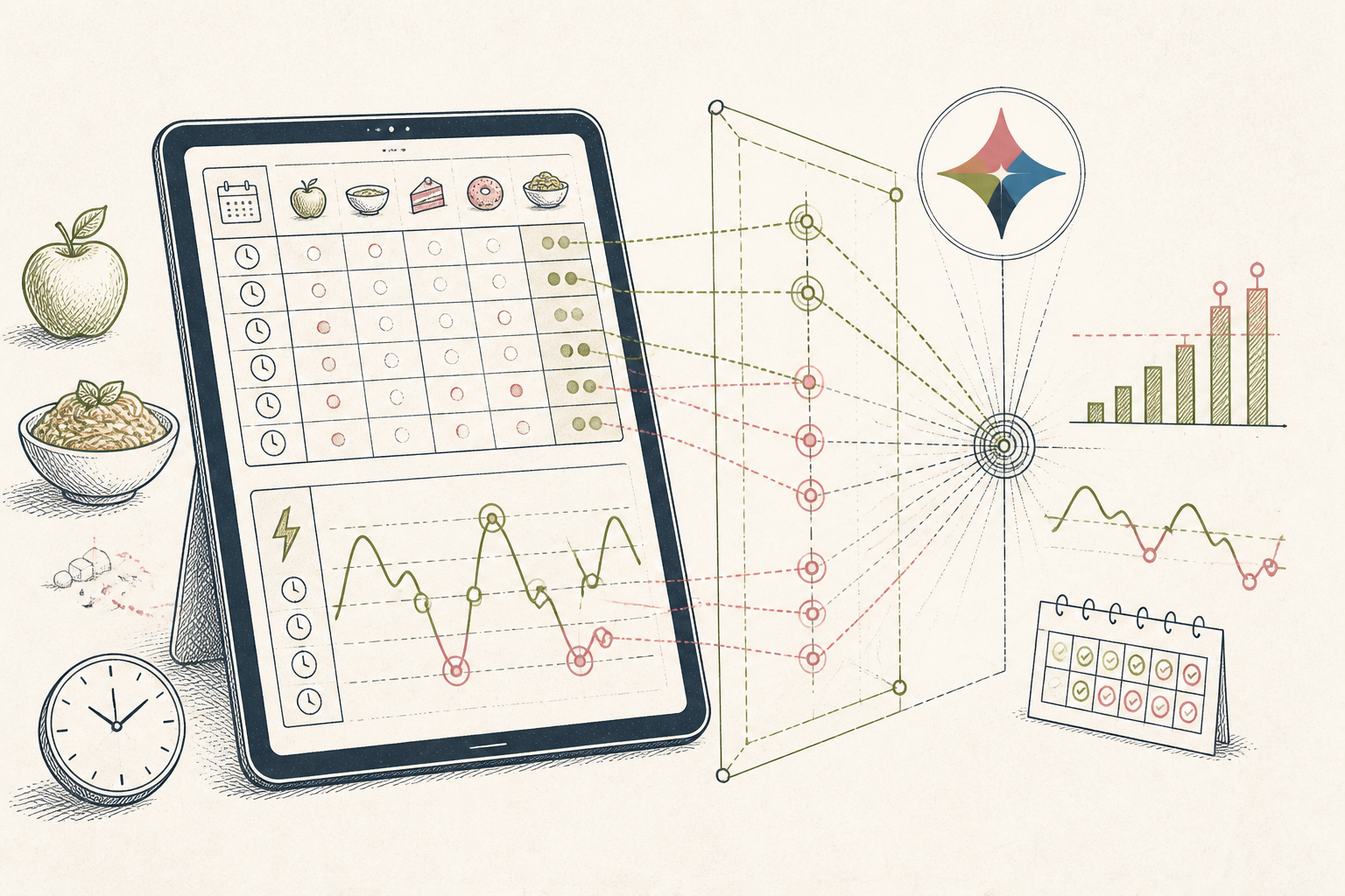 Cover illustration for From Scattered Notes to Insight: Tailored Client Energy Protocol