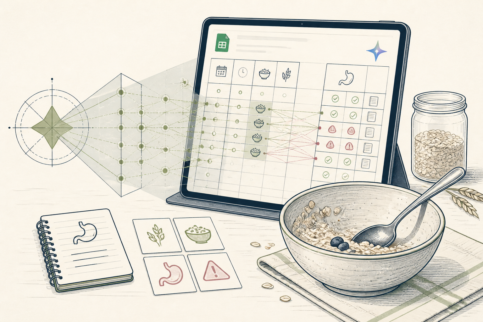 Cover illustration for From Scattered Symptoms to a Clear Dietary Trigger
