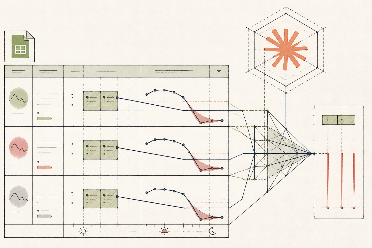 Cover illustration for Mapping Client Mood Patterns Across Fragmented Daily Logs