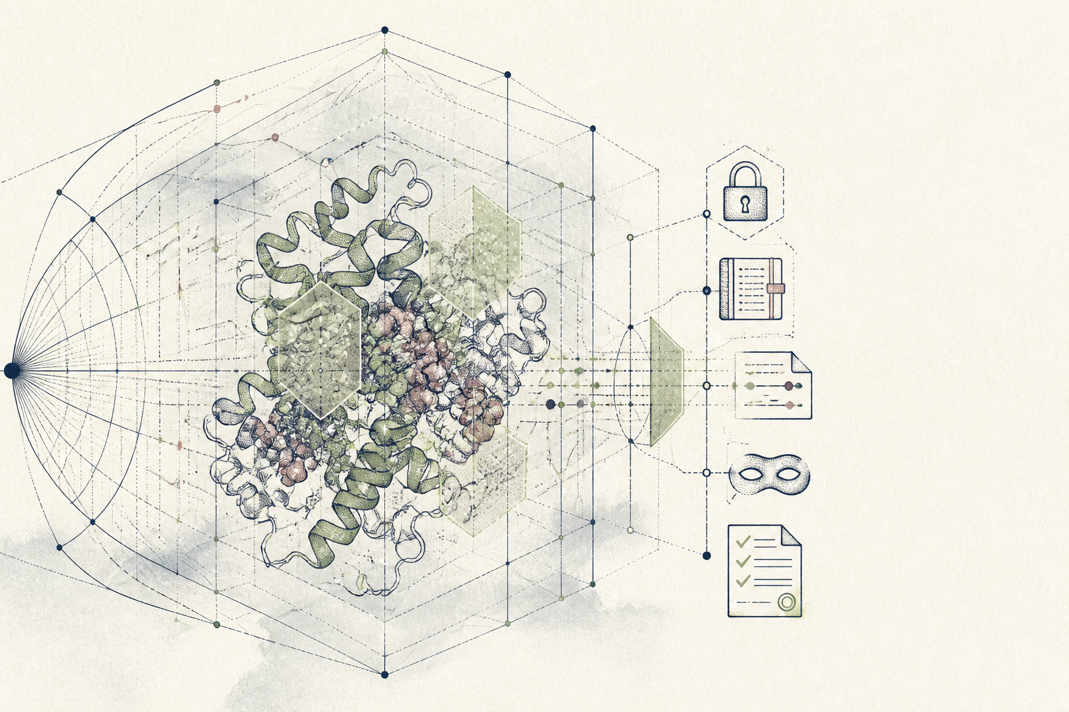 AI's Dual Role: Precision Health & Data Safeguarding.