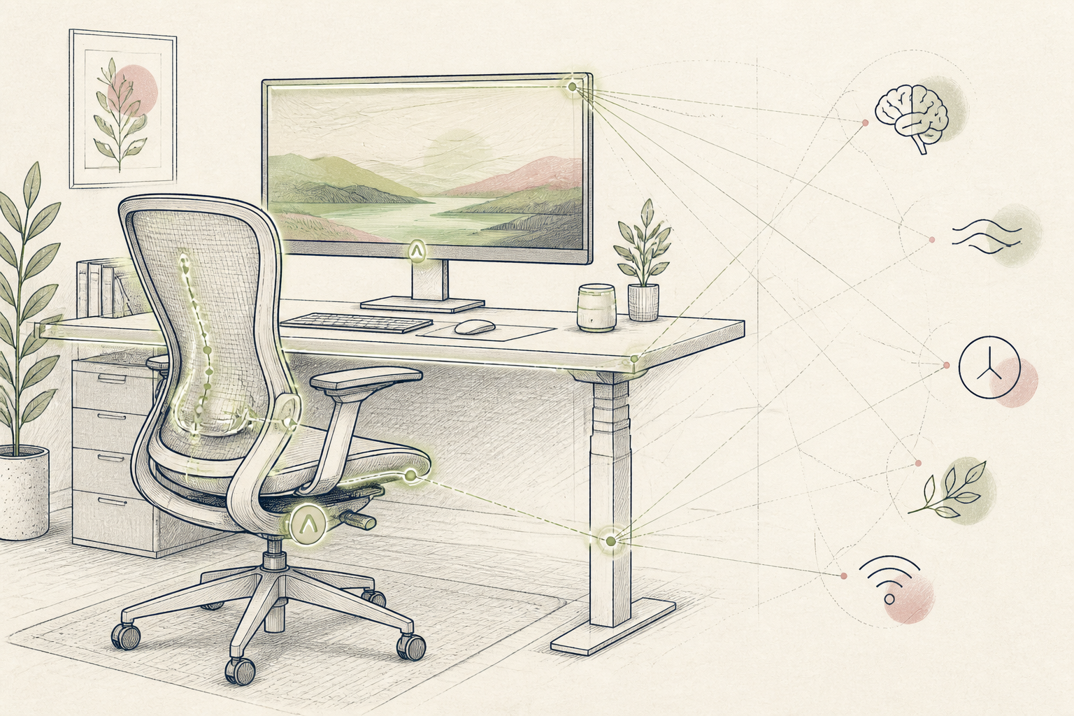 AI's Ergonomic Lens: Shaping Your Environment for Health & Cognition