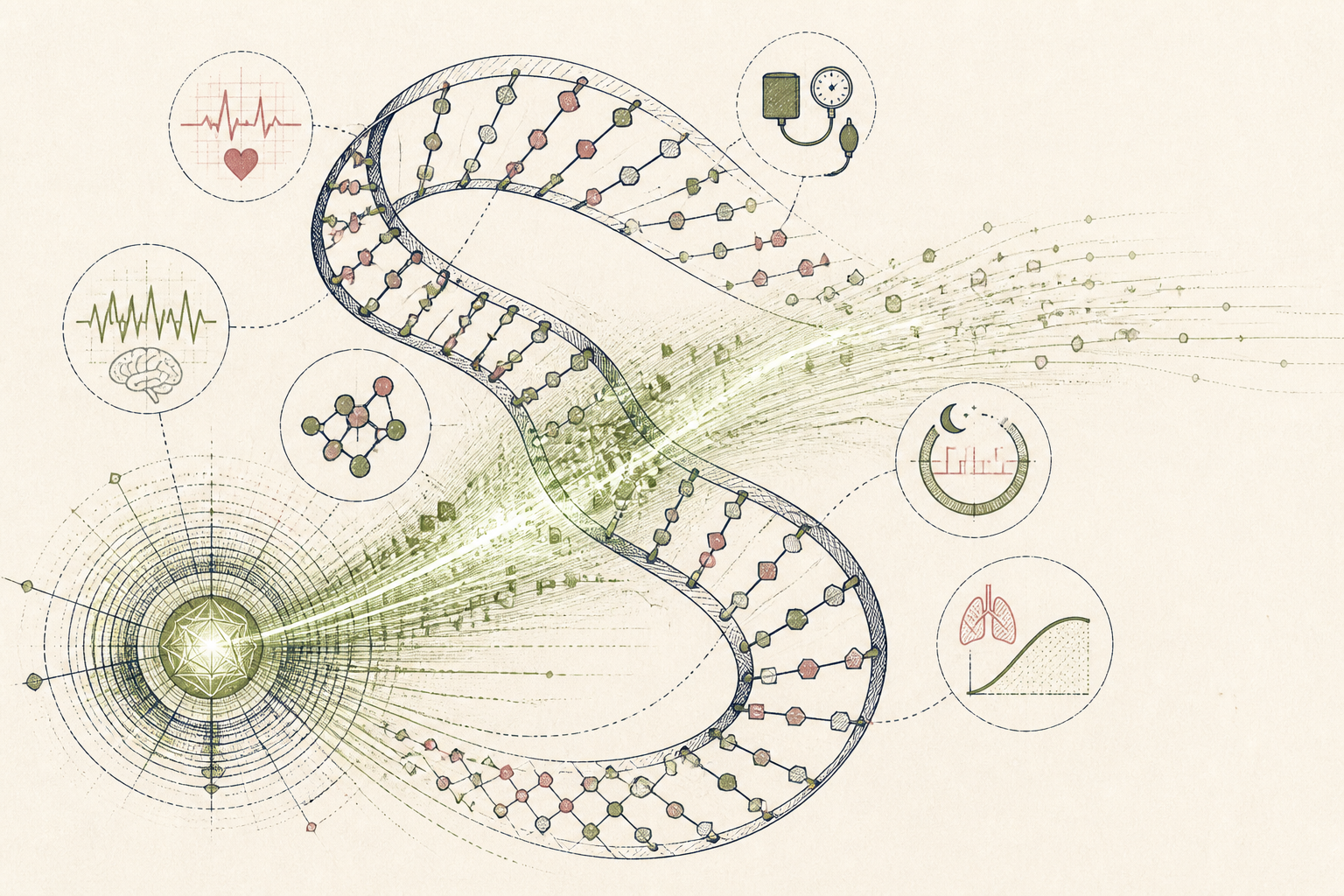 Light-Matter Particles Propel Energy-Efficient AI for Health Data