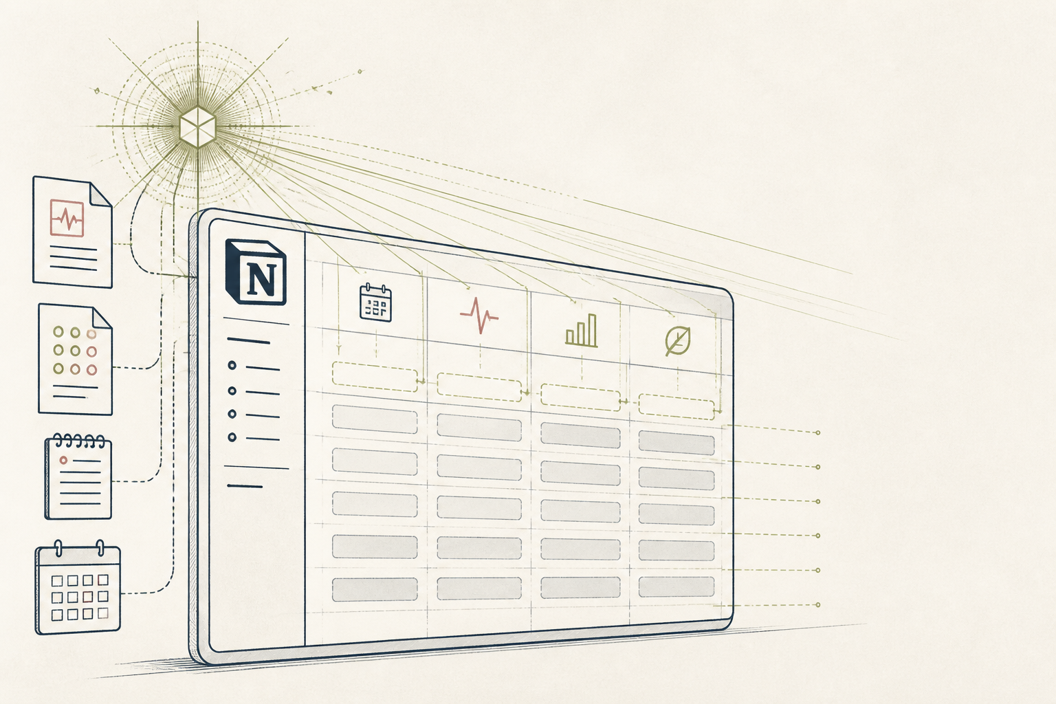Notion (with AI) setup — Set up Notion AI for your personal health ledger in 8 minutes
